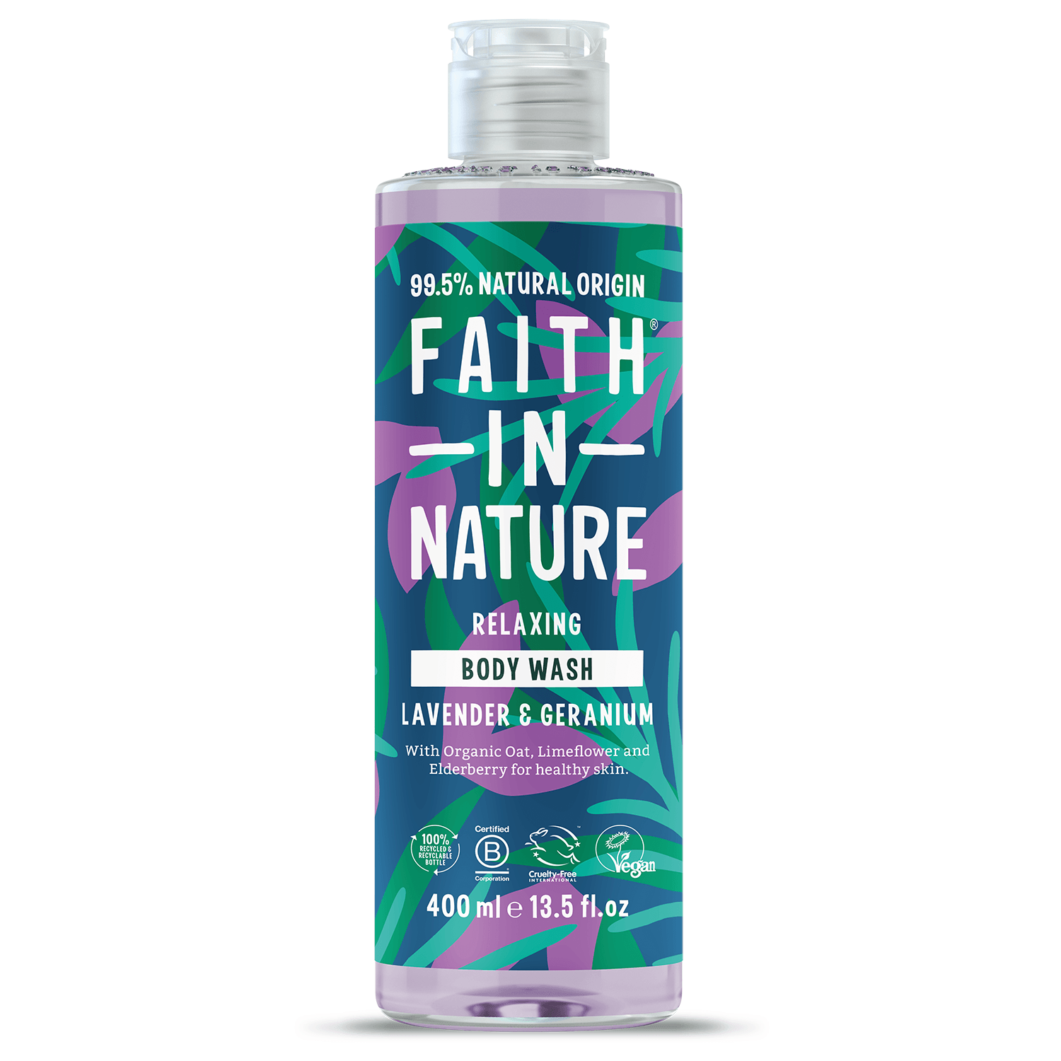 BODY WASH 400ML - LAVENDER & GERANIUM