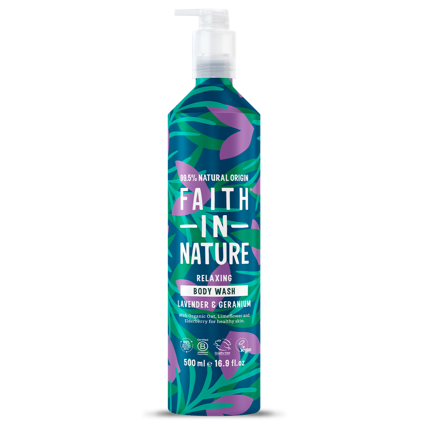 BODY WASH 500ML - LAVENDER & GERANIUM