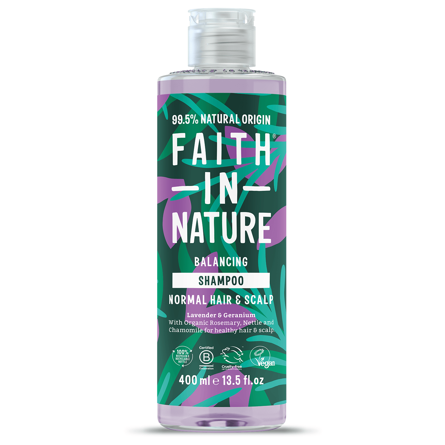 SHAMPOO 400ML - LAVENDER & GERANIUM