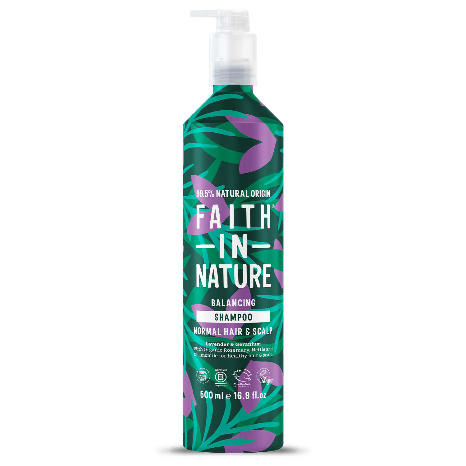 SHAMPOO 500ML - LAVENDER & GERANIUM