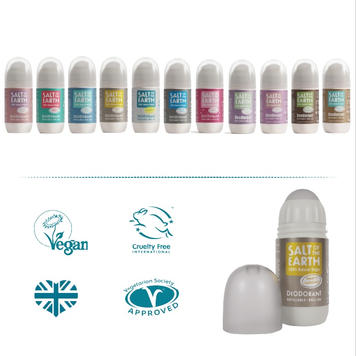 Natural Deodorant Roll-On - Refillable